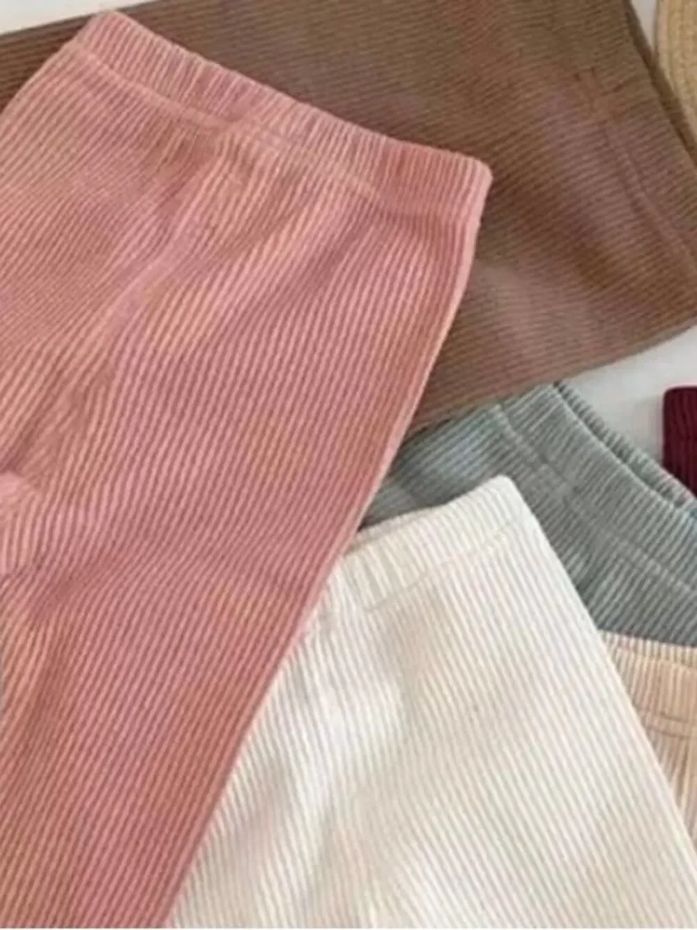 New Ribbed Knit Leggings - Pink12-18 months